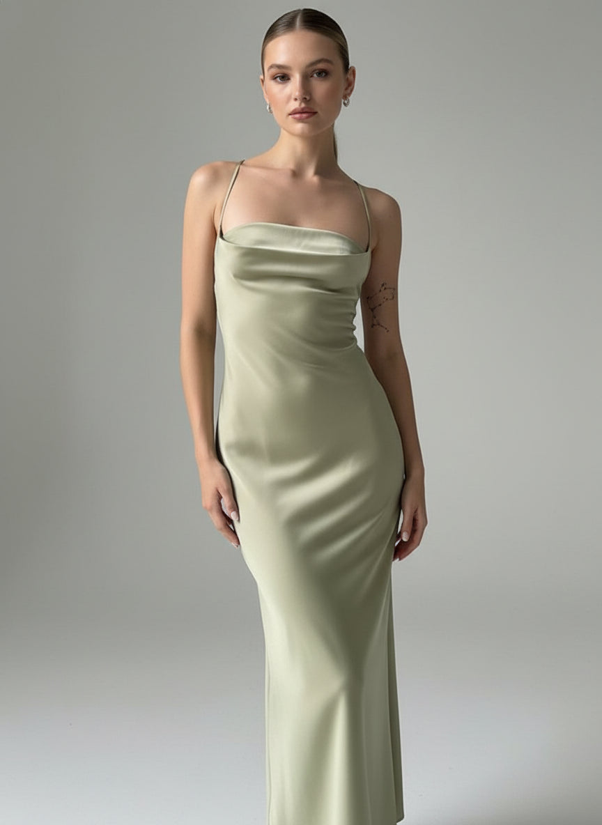 Green Bodycon Sheath Dress