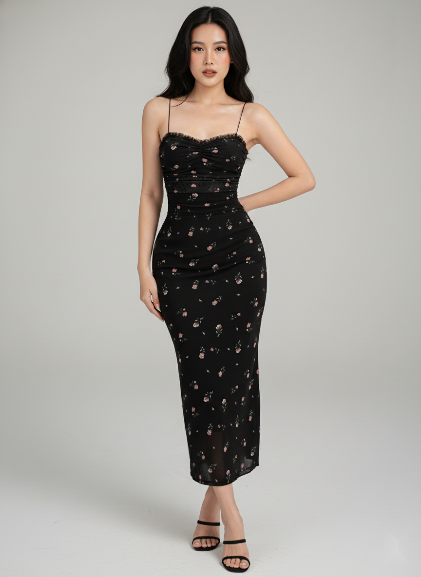 Black Off Shoulder Sleeveless Solid Polyester Bodycon Dress